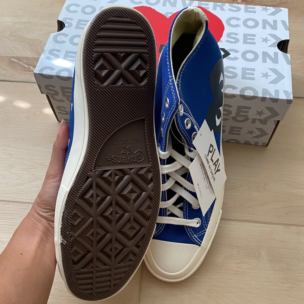 CONVERSE X COMME DES GARÇONS PLAY ALL STAR CHUCK - BLUE - Picture 7 of 9
